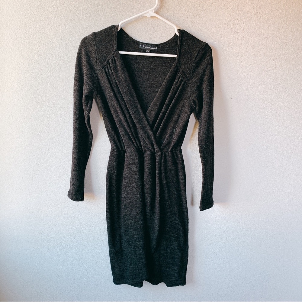 Christine Gerard Charcoal Grey Dress